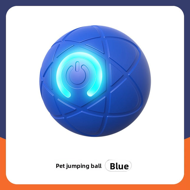 Pet electric gravity jumping ball