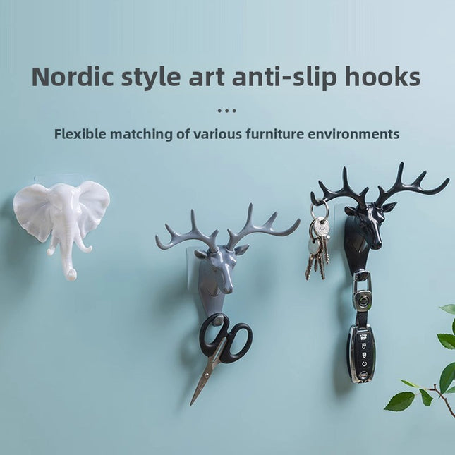 Deer Antler Home Wall Hanging Shelf