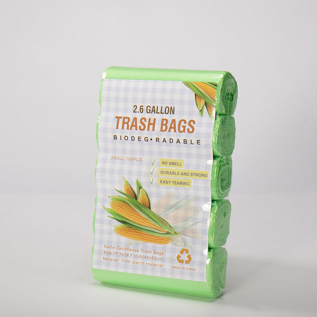 Environmentally friendly and degradable garbage bags