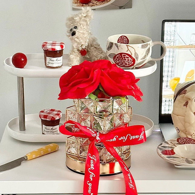 Rose Decorative USB Table Lamp